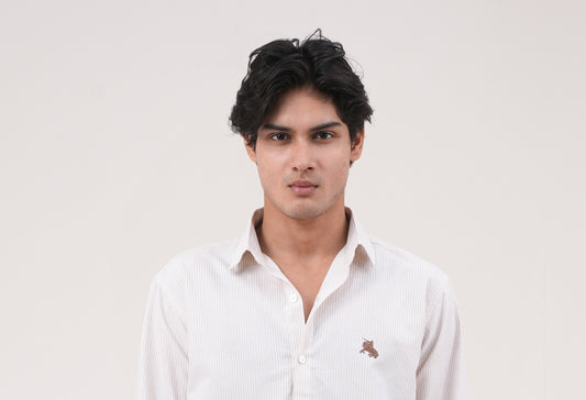 the brown Stripes that define confidence — crafted for a bold, refined look.