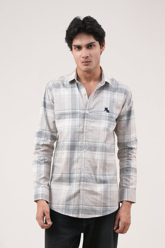 Light, classy, and timeless — the essence of linen blend checks.