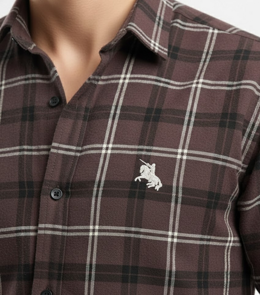 the brown Checks that command elegance - timeless style with a modern touch