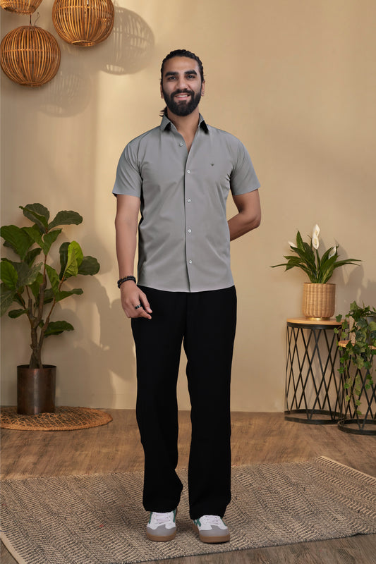 The seamless comfort that elevates style — Designed for a sharp, confident presence in Light Gray.