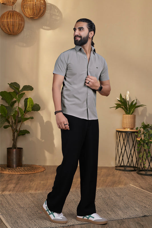 The seamless comfort that elevates style — Designed for a sharp, confident presence in Light Gray.