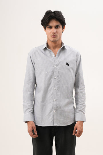 Black Stripe Shirt - Blod Fit