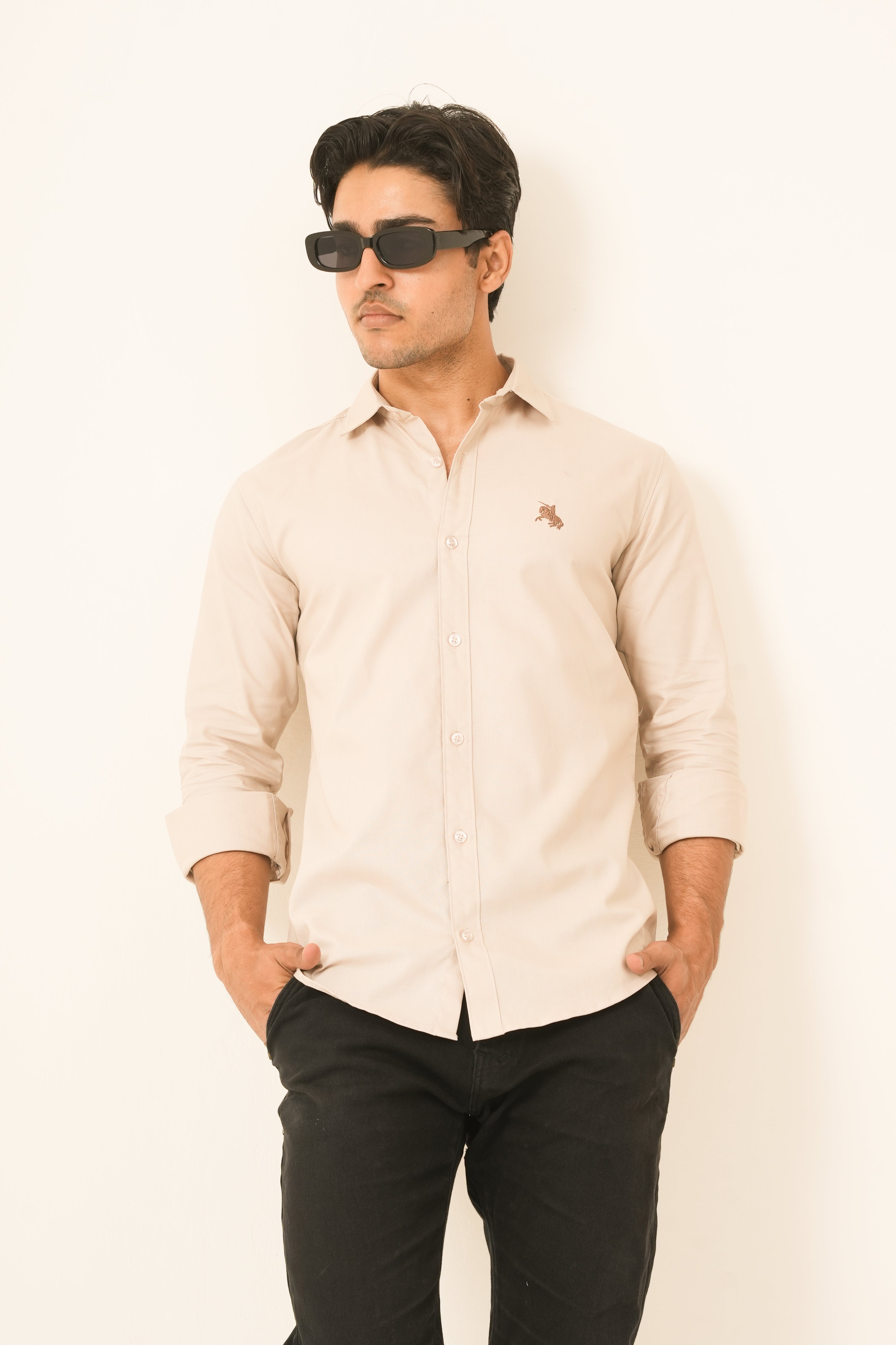 The Oxford Shirt - Beige