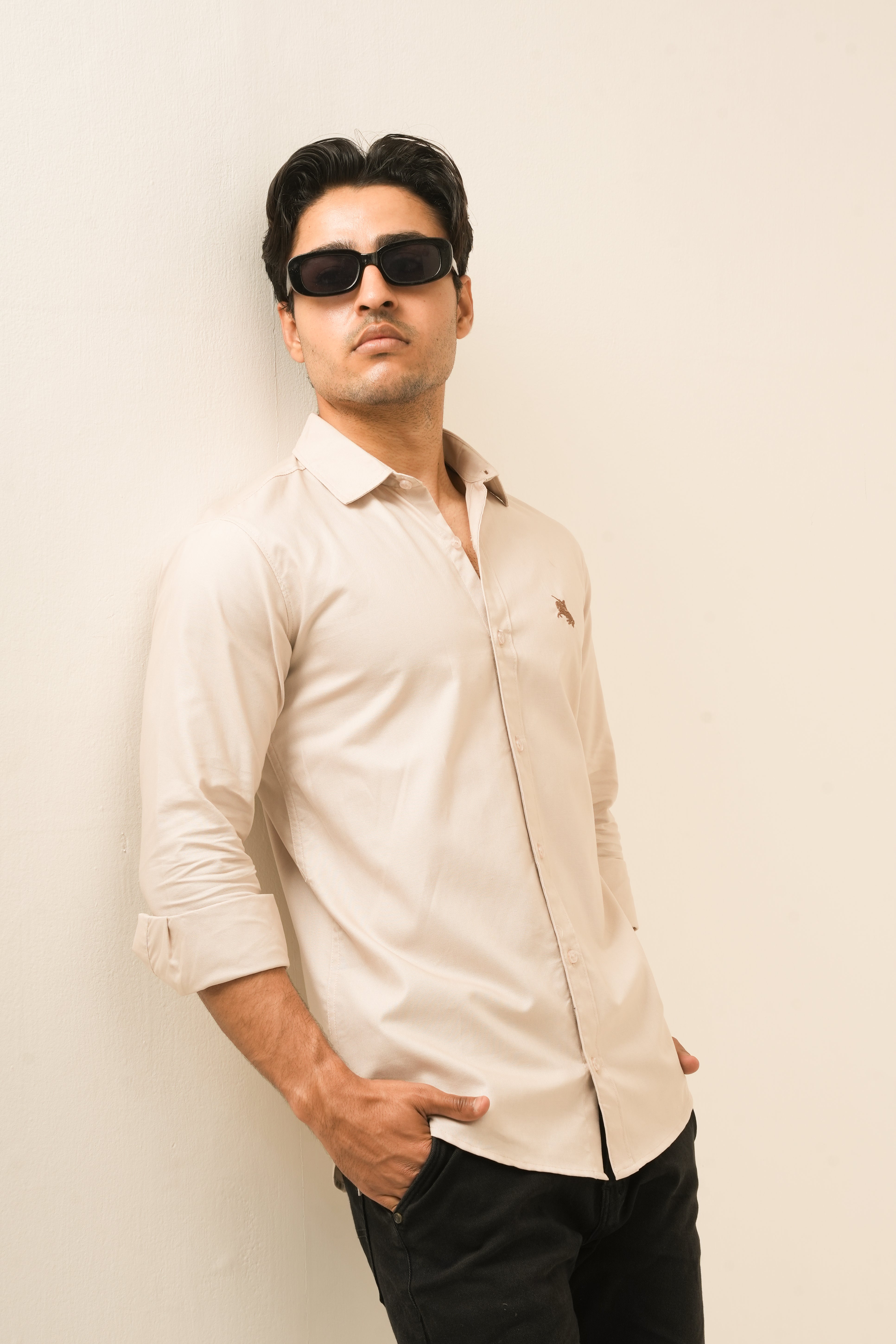 The Oxford Shirt - Beige