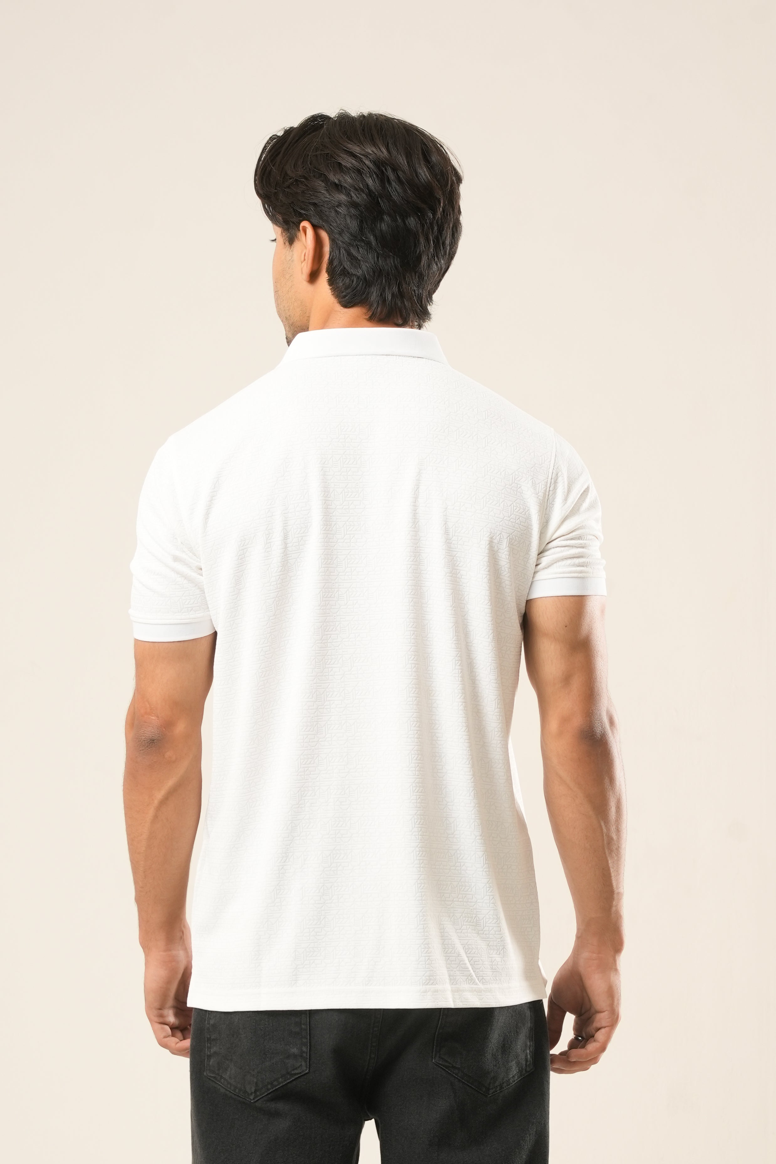 White Polo T-Shirt - Mordern Fit