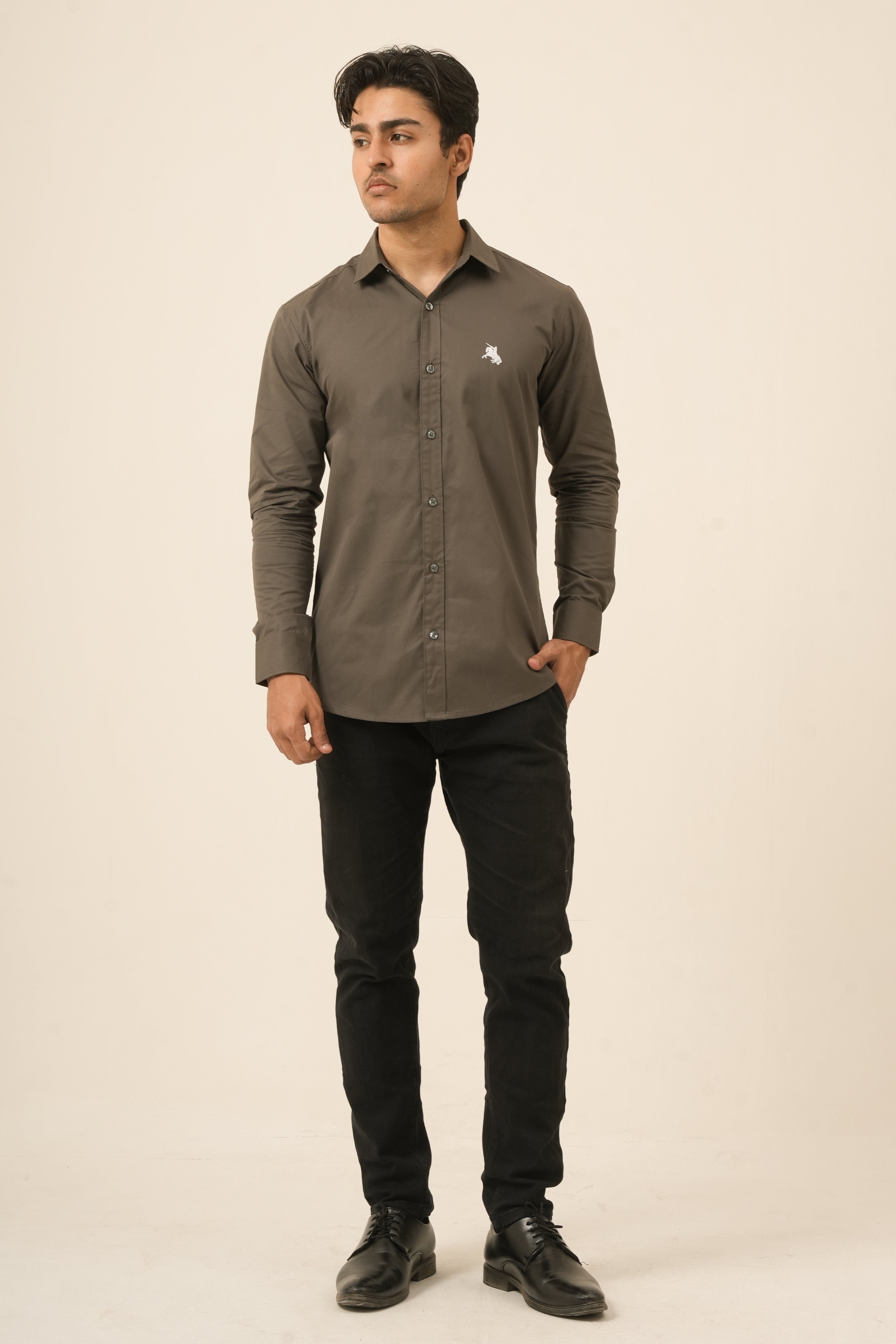 Grey Classic Shirt - Sharp Fit