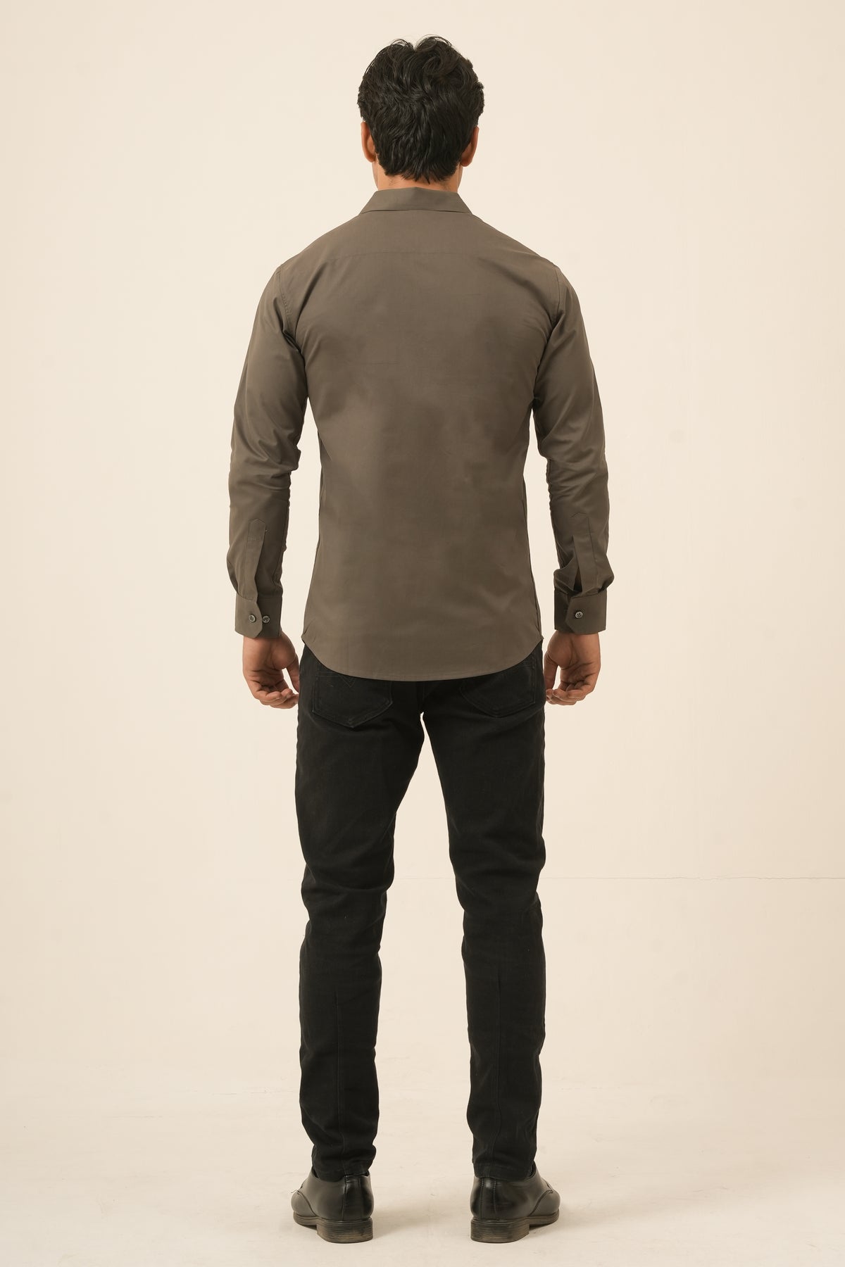 Sharp Fit Style Grey Classic Shirt - Sharp Fit – FILOZERO