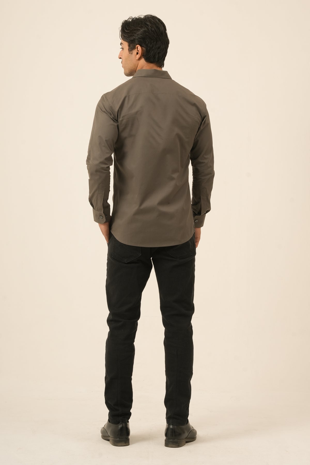 Sharp Fit Style Grey Classic Shirt - Sharp Fit – FILOZERO