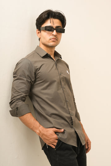 Grey Classic Shirt - Sharp Fit