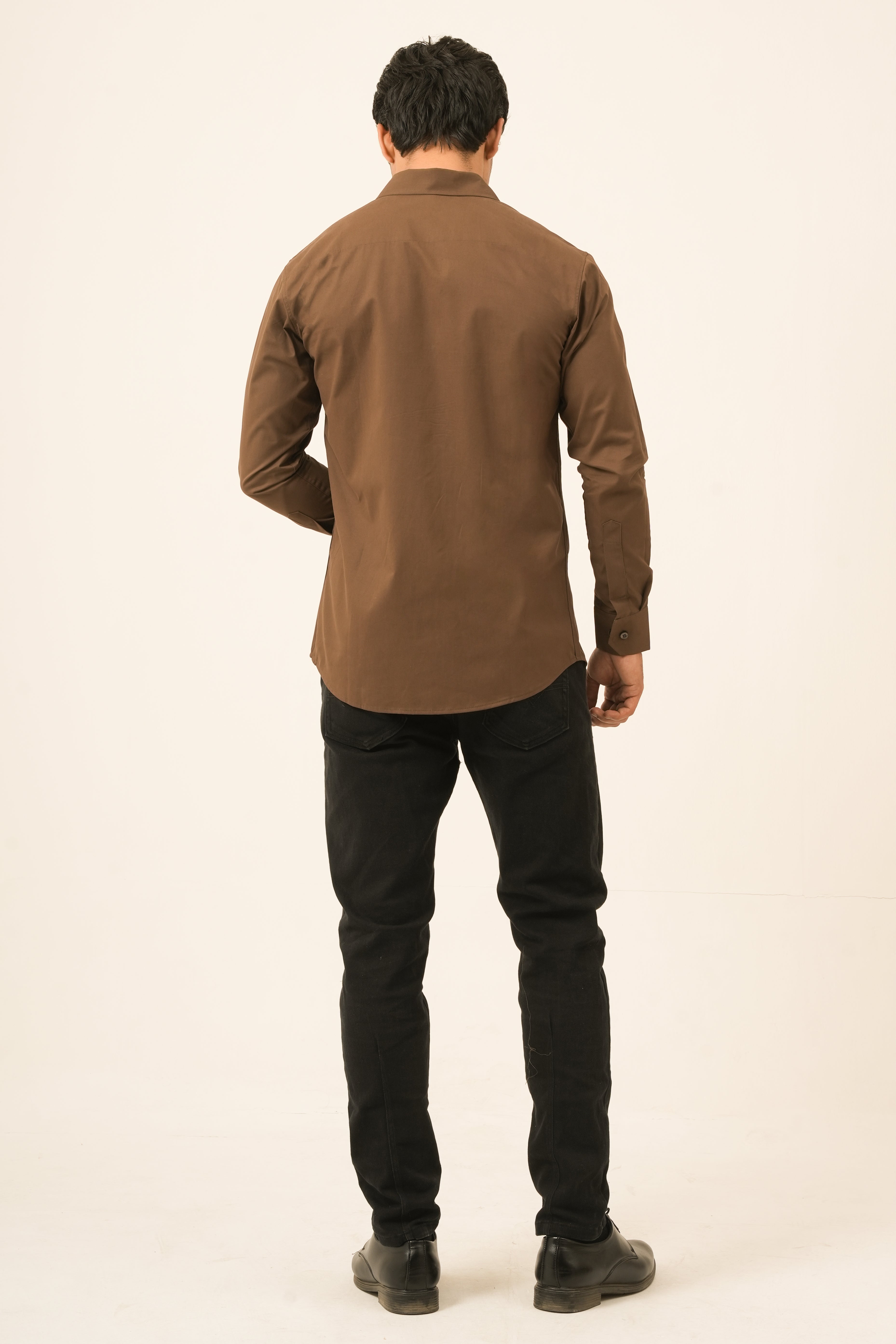 Brown Classic Shirt - Sharp Fit