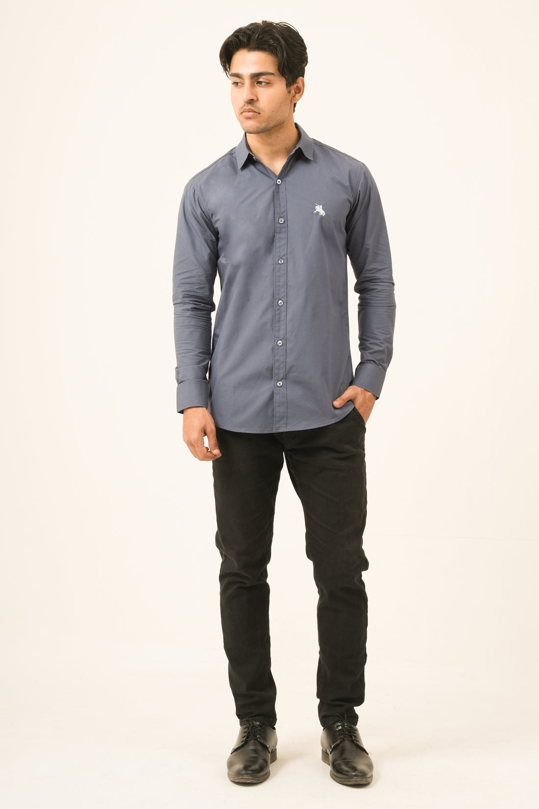 Dark blue Minimal Shirt - Formal Fit