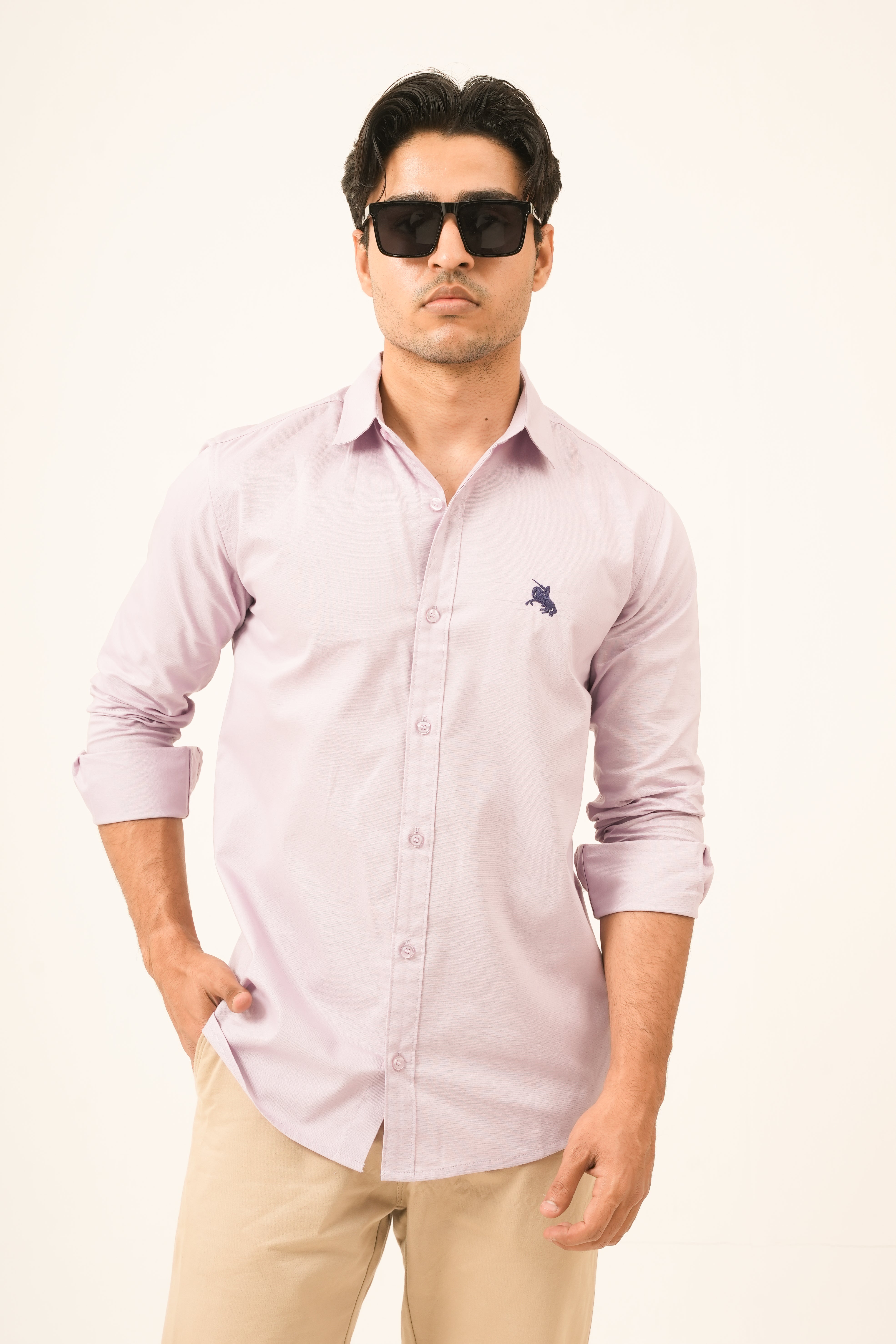 The Oxford Shirt - Purple
