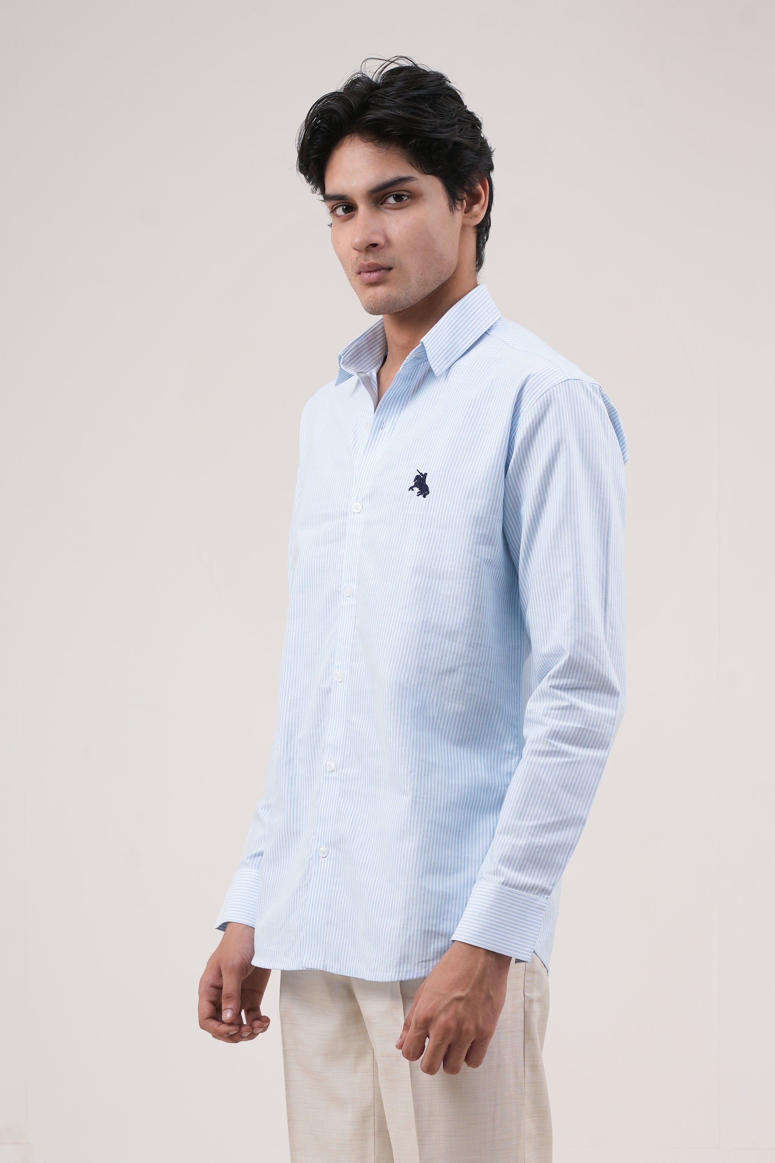 Blue Stripe Shirt - Bold Fit