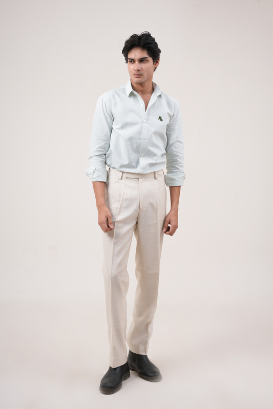 The green stripes that define confidence — crafted for a bold, refined look.