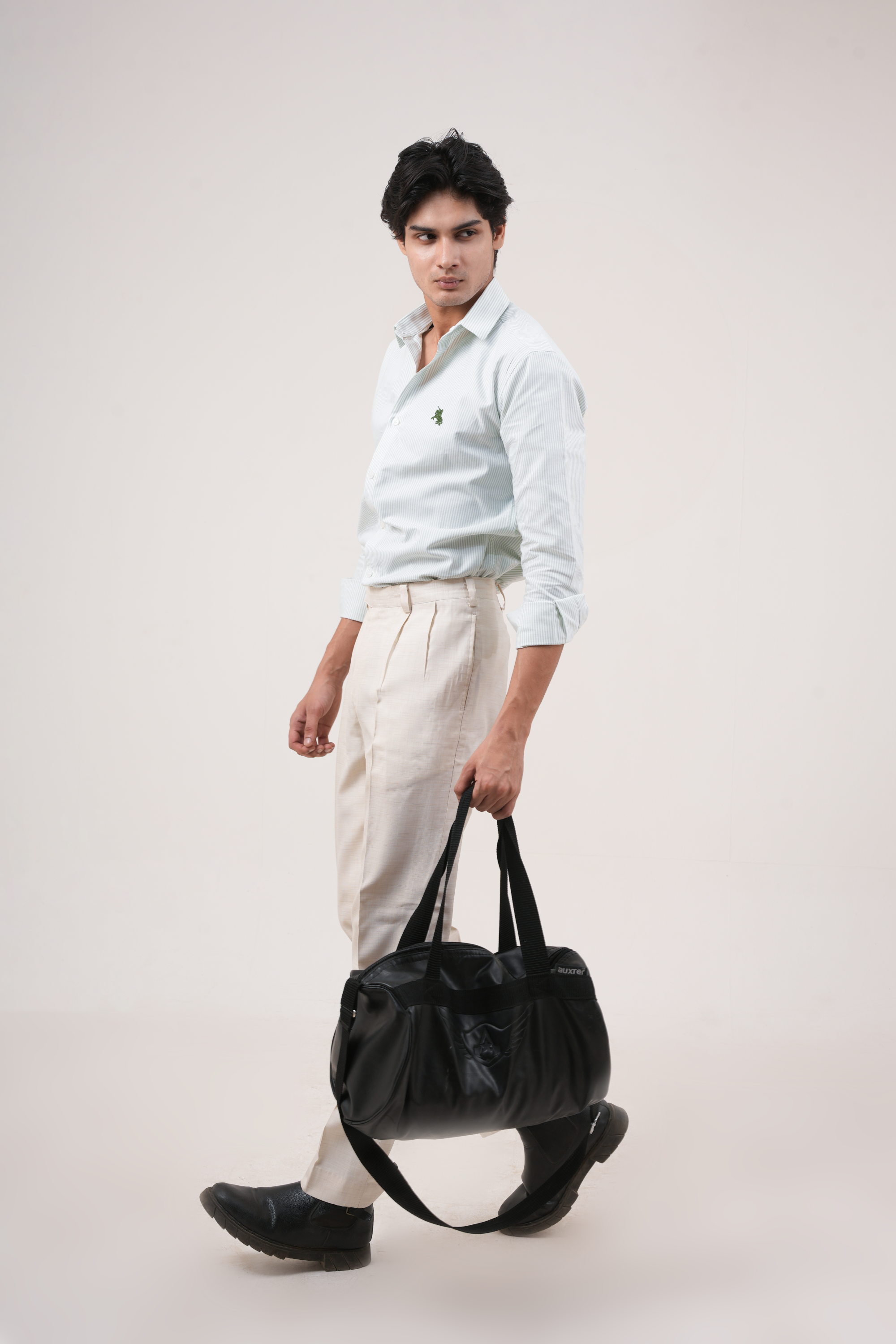 Green Stripe Shirt - Bold Fit