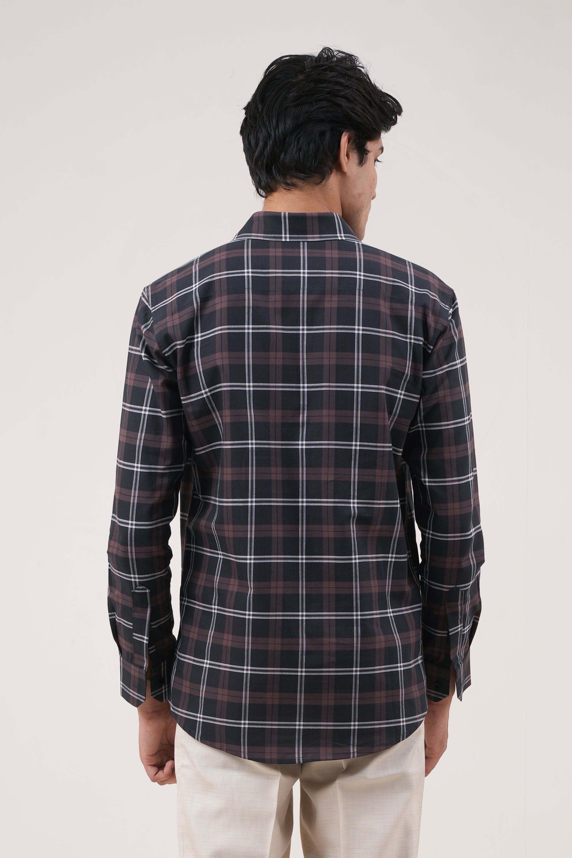 Vintage Checked Shirt - Black
