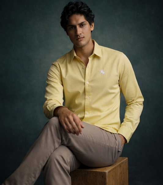 Signature Plain Oxford Shirt with All-Day Comfort