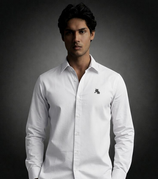 Signature Plain Green Oxford Shirt with All-Day Comfort