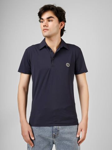 The Imperial Men's Stichless Polo Nevy Blue T-shirt
