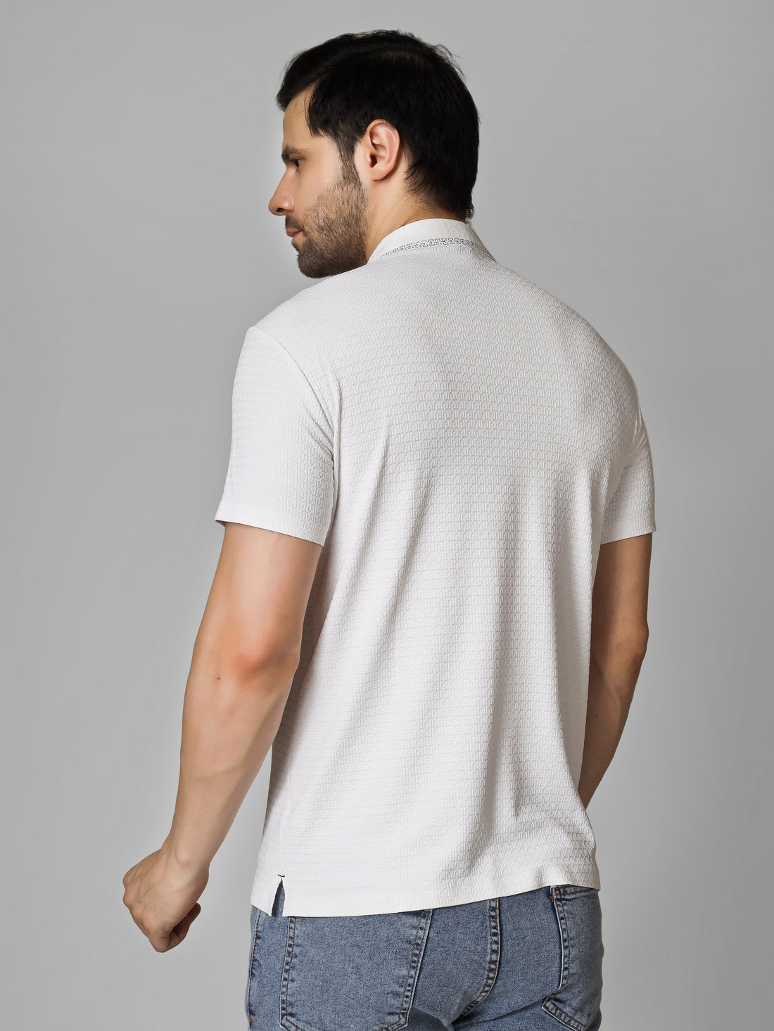 White Polo T-Shirt - Mordern Fit