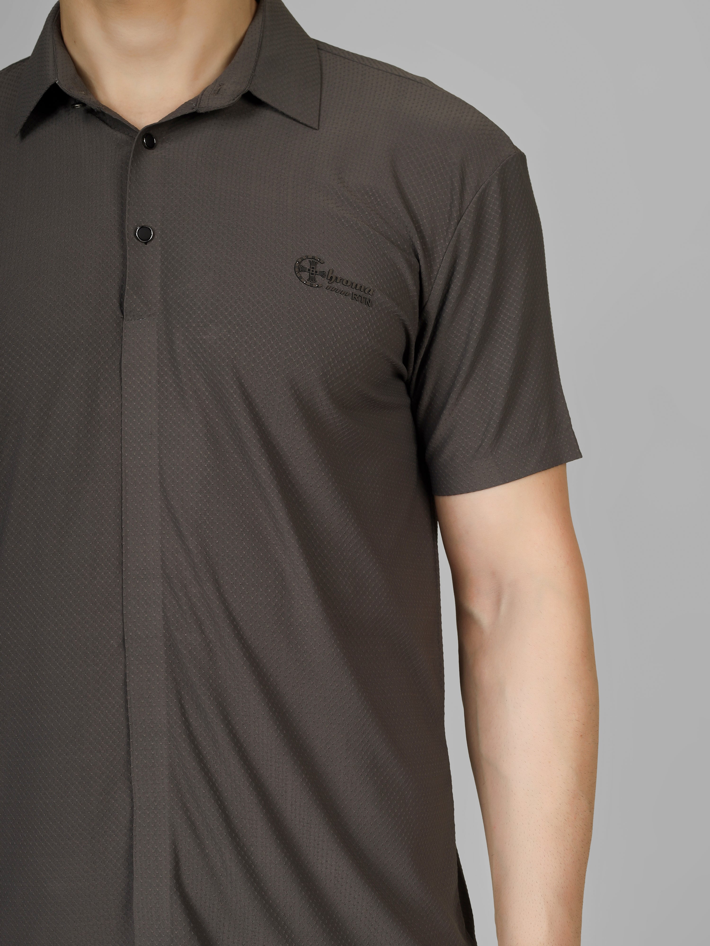 Grey Polo T-Shirt - Shirtcut Fit